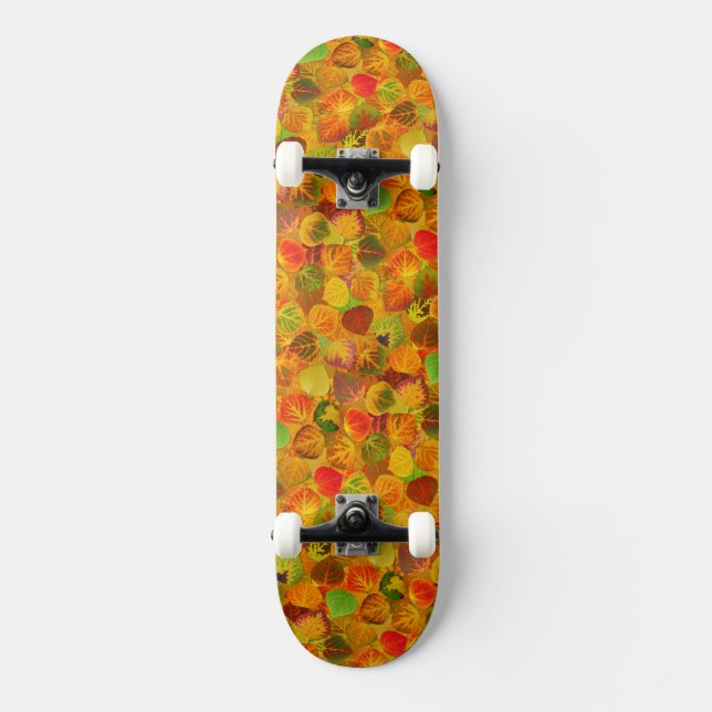 Skateboard Collage Feuille en peuplier massif transparent 1 (Recto)
