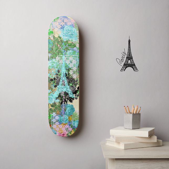 Skateboard Collage & Tour Eiffel (Créateur téléchargé)
