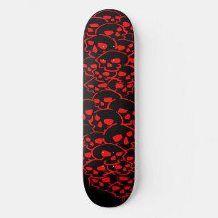 Skateboard Colonne De Graffiti De Crânes