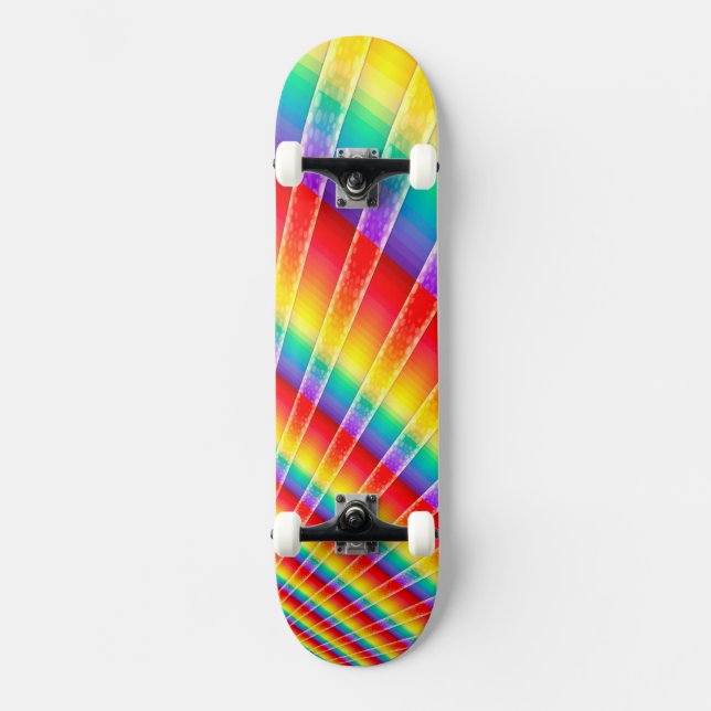 Skateboard Colorburation arc-en-ciel (Recto)