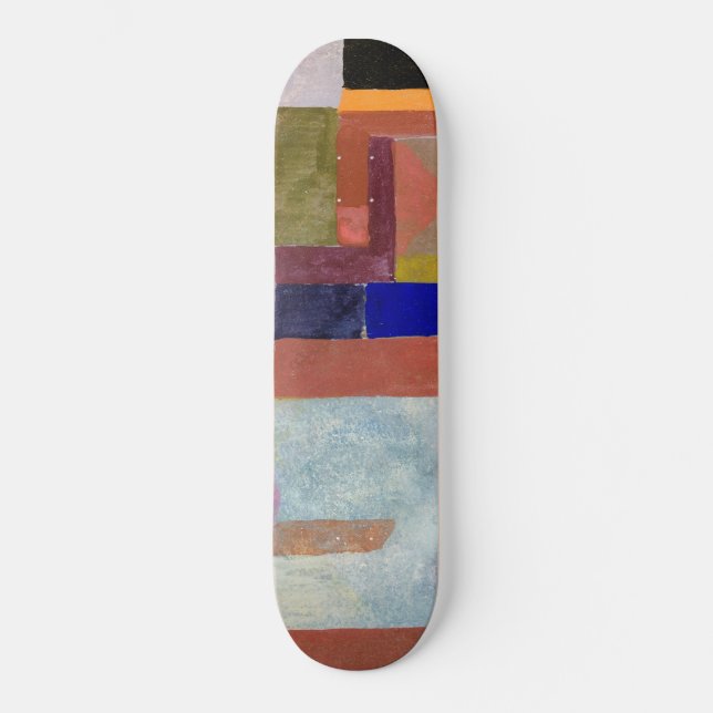Skateboard Colorful Architecture (1917) par Paul Klee (Recto)