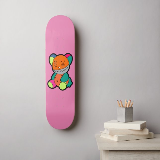 Skateboard Colorful bear (Art mural)