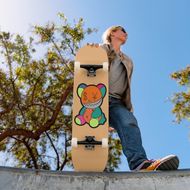 Skateboard Colorful bear (Extérieur 1)