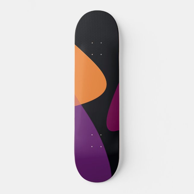 Skateboard Colorful Fluid  (Recto)