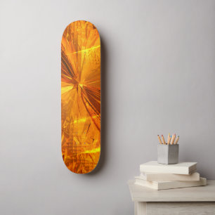Skateboard Combes dorés Abstraits