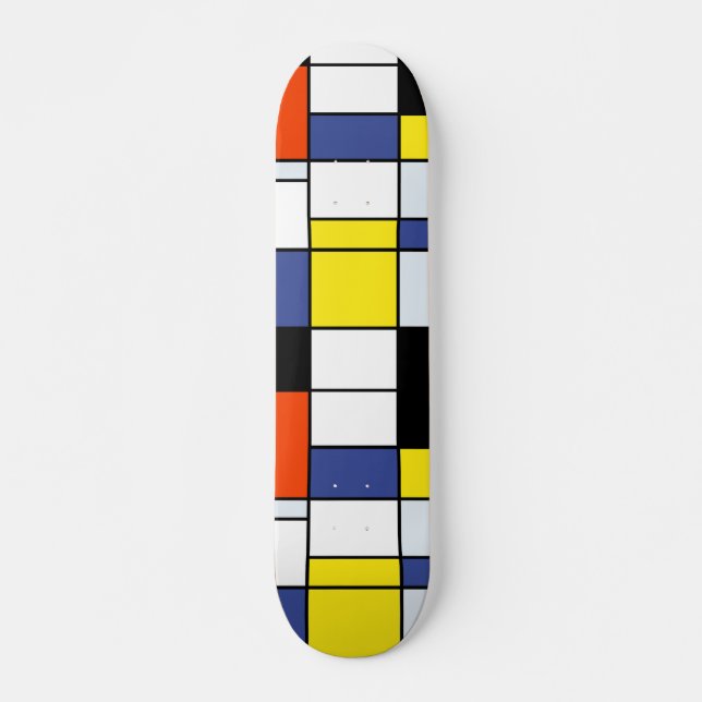 Skateboard Composition A de Piet Mondrian - Art Moderne Abstr (Devant)