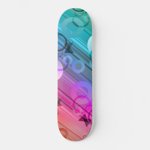 Skateboard Composition Abstraite