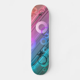 Skateboard Composition Abstraite