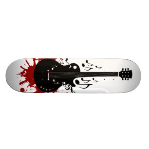 Skateboard Conception abstraite de planche à roulettes de