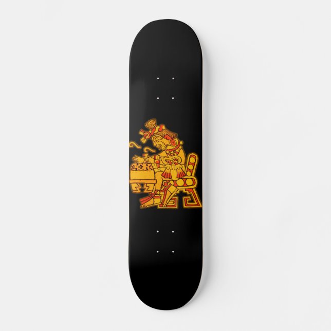 Skateboard Conception aztèque (Recto)