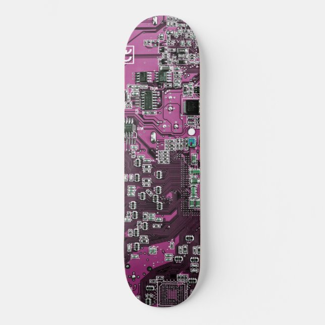 Skateboard Conception de carte de circuit imprimé PCB violet  (Recto)
