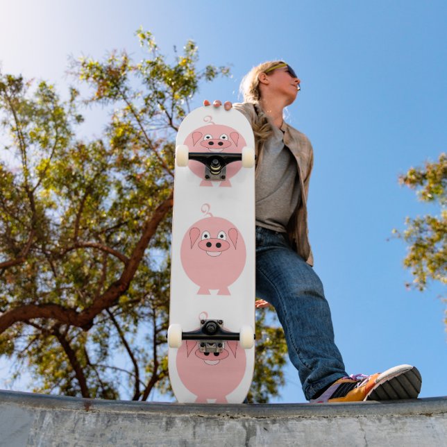 Skateboard Conception de cochon (Extérieur 1)
