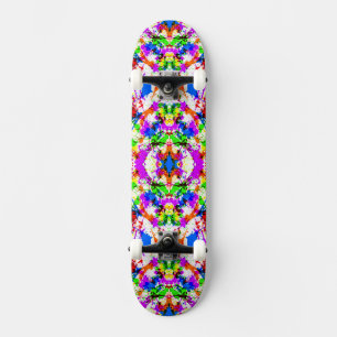 Skateboard Conception de peinture éclaboussée colorée mignonn