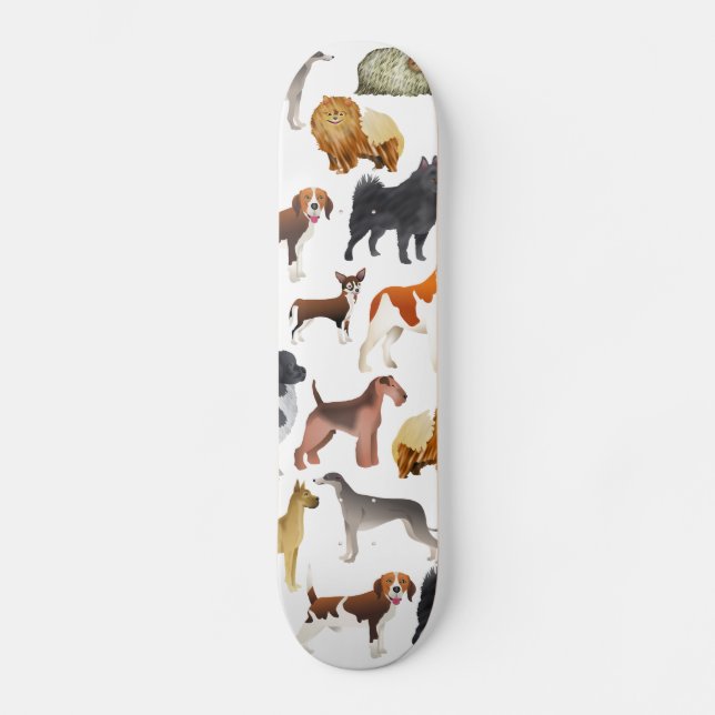Skateboard Conception de pure race mignonne de papier peint (Recto)