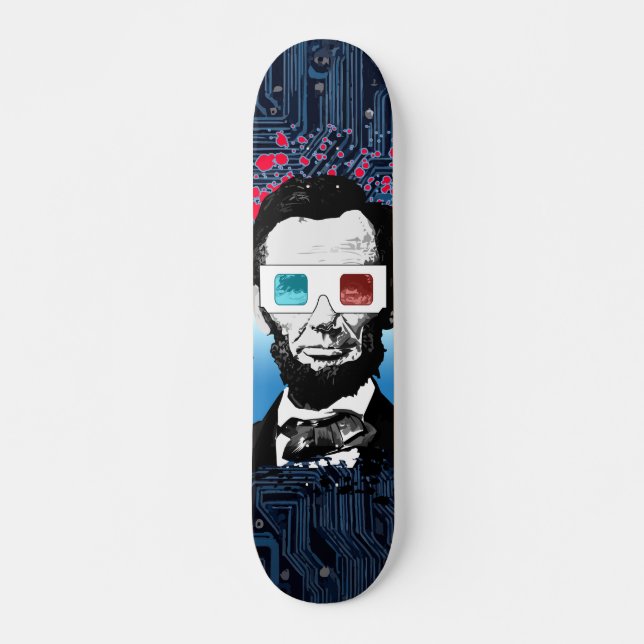 Skateboard Conception de rue de circuit technologique d'art p (Devant)