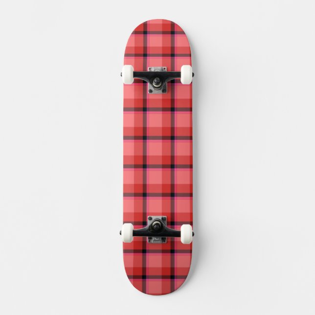 Skateboard Conception de tartan (Recto)