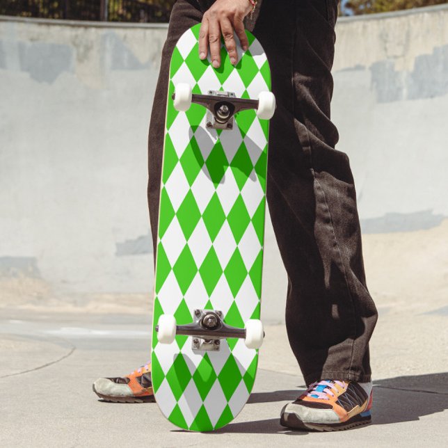 Skateboard Conception des carreaux de diamants de l'arlequin  (Créateur téléchargé)