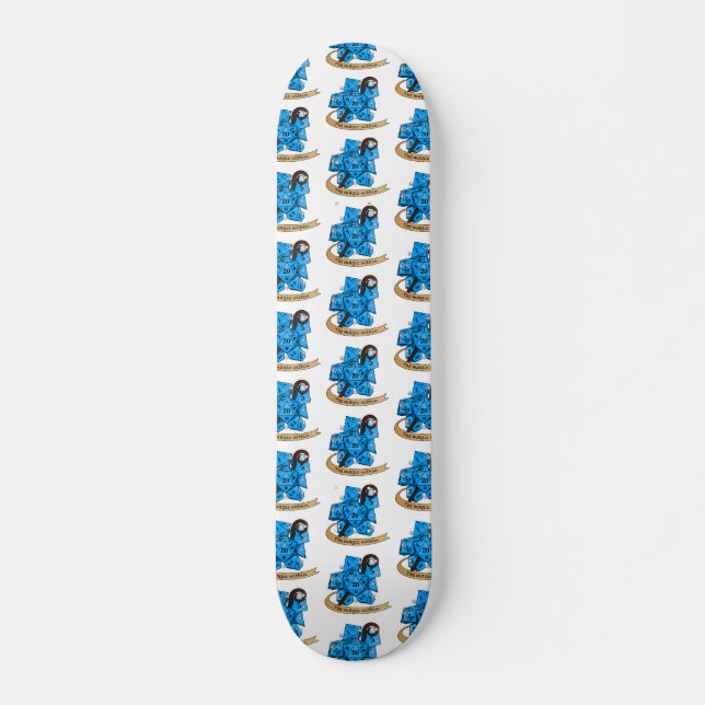 Skateboard Conception des dés de sorcier (Devant)