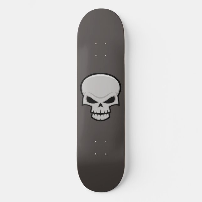 Skateboard Conception du crâne mal (Recto)