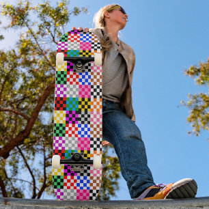 Skateboard Conception du Motif de vérification de la mise en