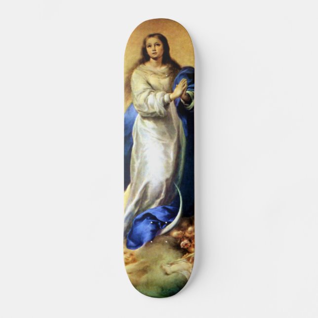 Skateboard Conception impeccable de Vierge Marie - Murillo (Recto)