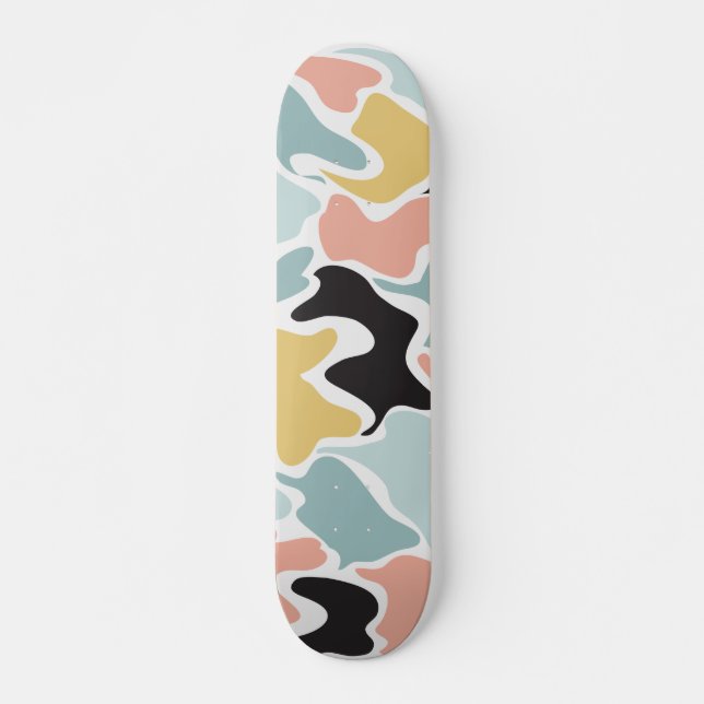 Skateboard Conception motif irrégulière (Devant)