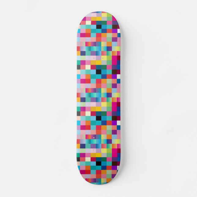 Skateboard Conception multicolore (Recto)