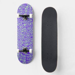 Skateboard Conception verte et violette