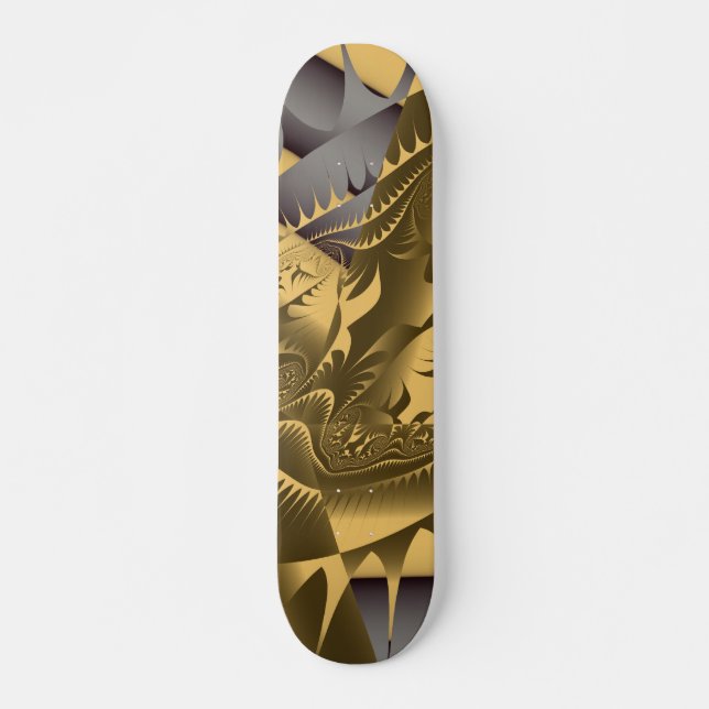 Skateboard Conceptions chaudes de Frac de Leslie Harlow - or (Devant)