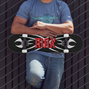 Skateboard Concevez votre propre monogramme de tatouage perso
