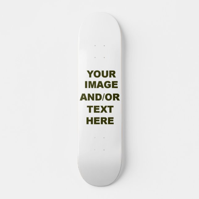 Skateboard Concevez votre propre planche à roulettes (Devant)