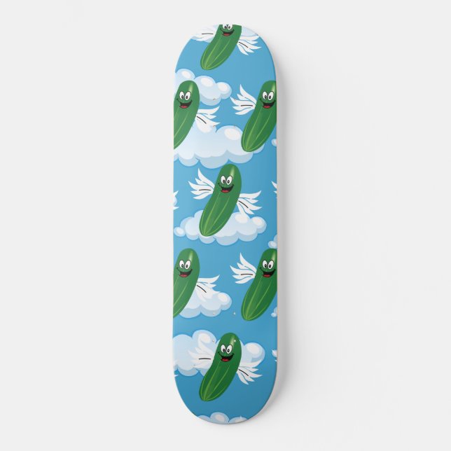 Skateboard Concombre Drôle Pickles Nourriture Humour Fantaisi (Recto)