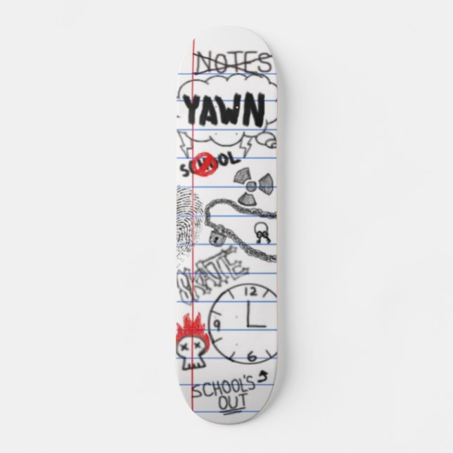 Skateboard Conseil à l'école (Recto)