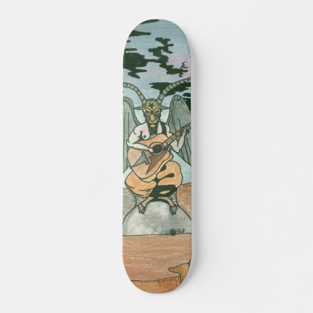 Skateboard Conseil de Baphomet 2 (Devant)