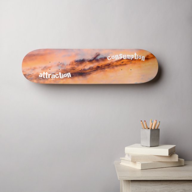 Skateboard consommation d'attraction (Art mural (Horz))