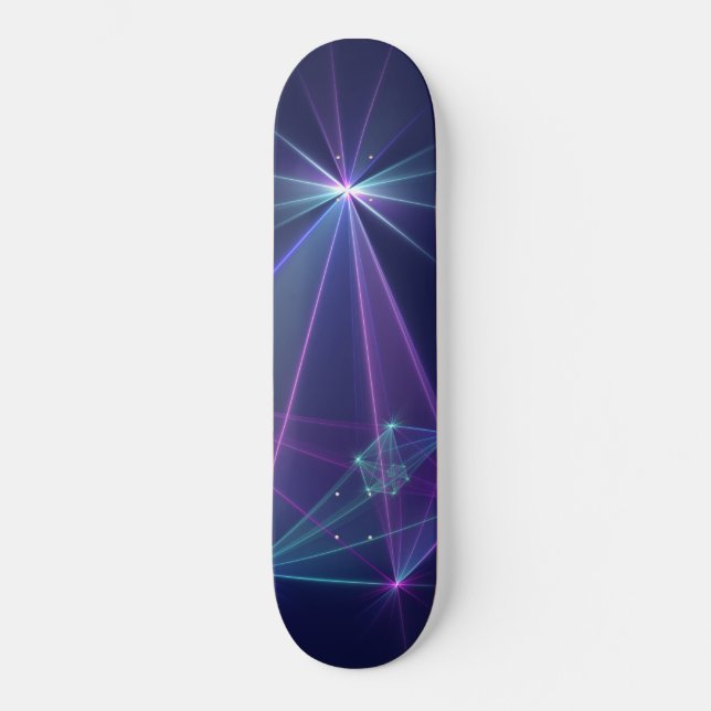 Skateboard Constellation, Fantaisie Abstraite Art Fractal Ska (Recto)