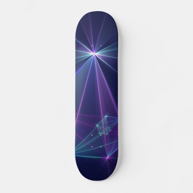 Skateboard Constellation, Imaginaire Abstrait Fractal Art Ska (Recto)