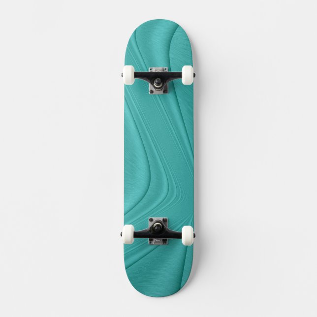 Skateboard Contour turquoise (Recto)