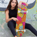 Skateboard Cool coloré moderne Abstrait motif floral<br><div class="desc">Ce design moderne présente un motif floral abstrait moderne et cool et tendance #skateboard #skateboard #skateboard #skateboard #skateboard #skateboardingisfun #skater #skatepark #skatepark #skatepark #skatepark #skateboard #skategirl #skategirl #trendy #cool #outdoor</div>