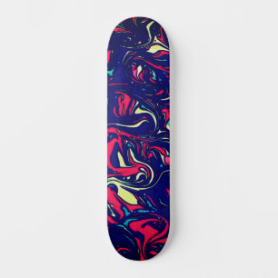 Skateboard Cool coloré urbain Abstrait Street Art inspiré