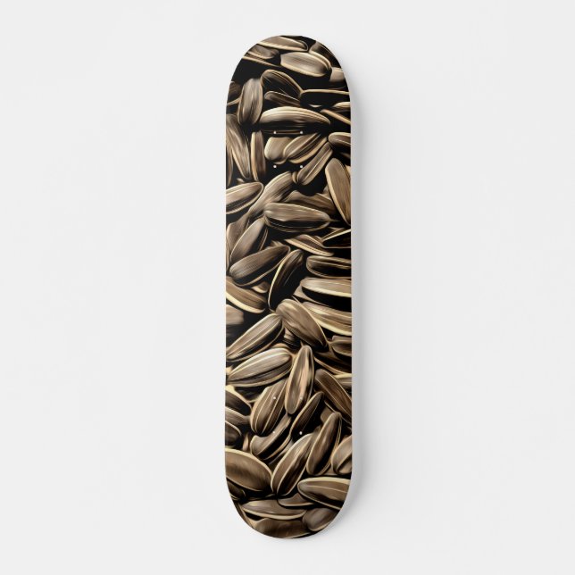 Skateboard Cool de graines de tournesol (Devant)