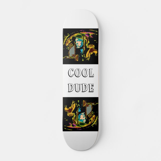 Skateboard Cool Dude (Recto)
