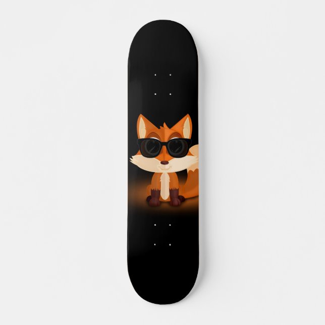 Skateboard Cool Fox (Devant)