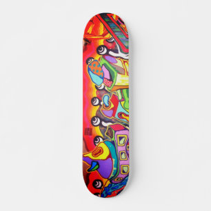 Skateboard Cool Modern Abstract Street Art
