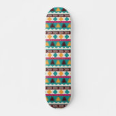 Skateboard Cool Moderne Coloré Motif tribal (Front)
