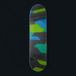Skateboard Cool moderne géométrique Motif Abstrait<br><div class="desc">Ce design moderne présente un motif géométrique en gris, turquoise, vert et bleu #gris #vert #bleu #turquoise #masculine #forgars #géométrie #abstraits #cadeaux #coutume #noël #anniversaire #fêtes #cadeaux #cadeaux de noël #cadeaux #cadeaux de Noël #cadeaux #masculins #féminins #styly #chic #tendance #sports #extérieur #skate #skater planche à roulettes #skateboards #skateboarding #fun #cool...</div>