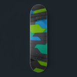 Skateboard Cool moderne géométrique Motif Abstrait<br><div class="desc">Ce design moderne présente un motif géométrique en gris, turquoise, vert et bleu #gris #vert #bleu #turquoise #masculine #forgars #géométrie #abstraits #cadeaux #coutume #noël #anniversaire #fêtes #cadeaux #cadeaux de noël #cadeaux #cadeaux de Noël #cadeaux #masculins #féminins #styly #chic #tendance #sports #extérieur #skate #skater planche à roulettes #skateboards #skateboarding #fun #cool...</div>