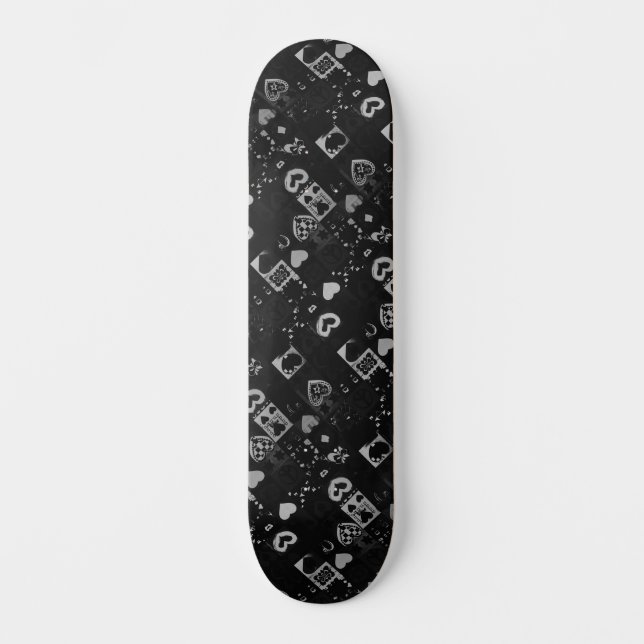 Skateboard Cool Monochromatique Street Art Inspiré (Recto)