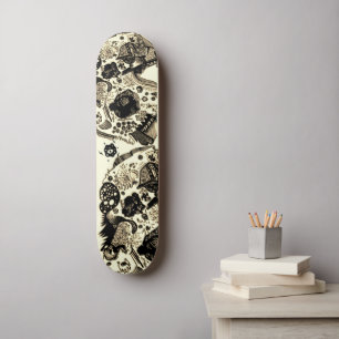 Skateboard Cool Sepia Black