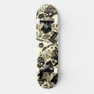 Skateboard Cool Sepia Black